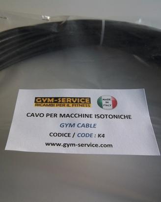Cavo  per macchine isotoniche