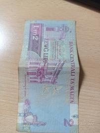Banconota 2 liri Maltesi del 1967
