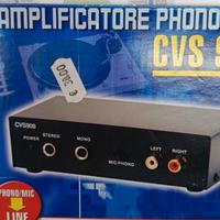 Preamplificatore per giradischi e microfono cvs908