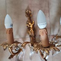 lampadario ad angolo molto pesante 