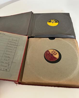 Collezione dischi 78 giri