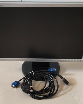 Monitor Samsung da 20 pollici per PC e telecamere
