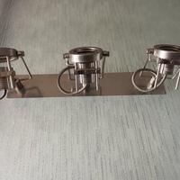 Faretto 3 luci Spot 45x16