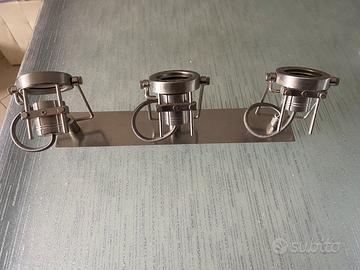 Faretto 3 luci Spot 45x16