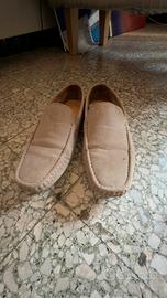Mocassini uomo biege, scarpe
