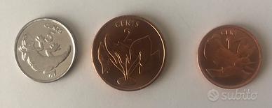 Kiribati fdc set 1, 2 e 5 cent