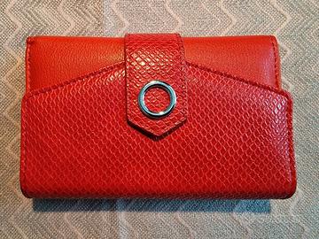 Portafoglio donna rosso