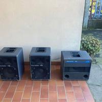 Coppia di casse attive Montarbo 210A + Sub 112SA
