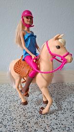 barbie con cavallo