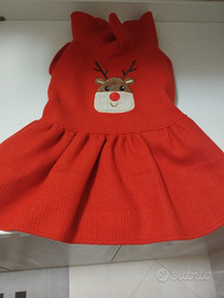 Cappotto natalizio x cagnolina