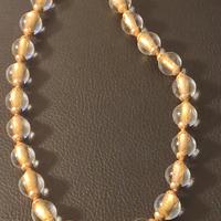 collana  con perle in vetro murano 