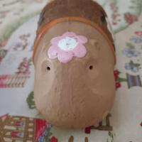Salvadanaio Ippopotamo Terracotta 