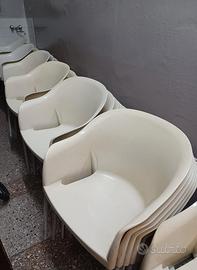 Sedie a poltroncina da esterno/interno, lavabili