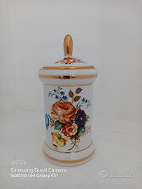 contenitore o zuccheriera vintage in porcellana