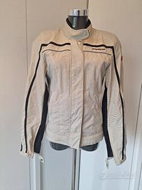 Giacca moto donna Spidi XS color avorio con protez