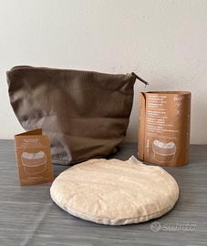 Sacchetto porta pane in cotone riscaldante