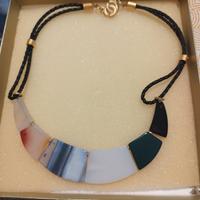 Collana di agata colorata 