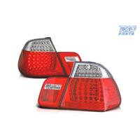 FANALI BMW E46 01-05 LED ROSSO CROMATO LOOK M3