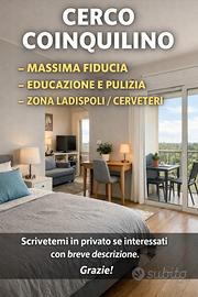 Seleziono Coinquilino/a di fiducia zona Ladispoli