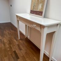 Tavolo a consolle con 2 cassettini