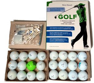 Palline & Manuale Golf - Kit Natale