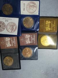 5 monete ecu anni vari 