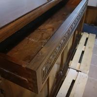 Credenza e vetrina noce nazionale