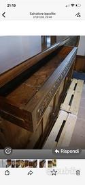 Credenza e vetrina noce nazionale