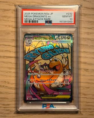 Mega Dragonite ex 232/193 Psa 10 Jap