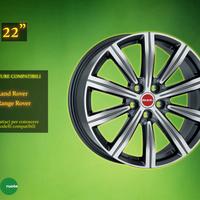 Cerchi in Lega Mak 22" Land/Range Rover