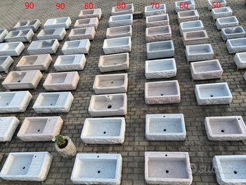 Lavello lavandino pilozza in pietra granito