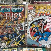Capitan America e Thor 1/86 + manifesto + zero
