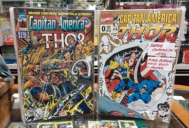 Capitan America e Thor 1/86 + manifesto + zero