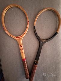 2 racchette Maxima in legno senza corde 