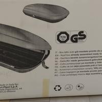 Baule portatutto universale per tetto auto, 320Lt