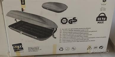 Baule portatutto universale per tetto auto, 320Lt