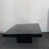 TAVOLINO POLIESTERE LACCATO NERO