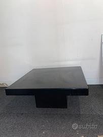 TAVOLINO POLIESTERE LACCATO NERO