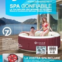 SPA Idromassaggio Gonfiabile 40°C 1000L ZEFIRO2024