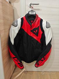 giubbotto Dainese pelle 52 nuovo con etichette 