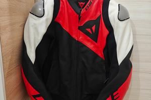 giubbotto Dainese pelle 52 nuovo con etichette 