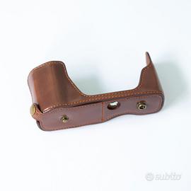 Mezza Custodia Protettiva in Pelle Marrone