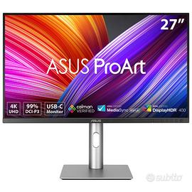 Monitor 4K ASUS ProArt PA279CRV garanzia 3 anni
