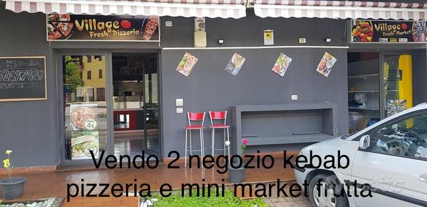 Pizzeria kebab alimentari frutta verdura negozio