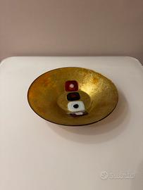 Piatto Centrotavola in vetro di Murano diam.37 cm.