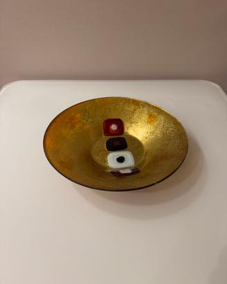 Piatto Centrotavola in vetro di Murano diam.37 cm.