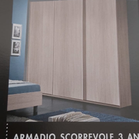 Armadio a tre ante