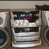hifi Kenwood potentissimo con 2 sub, 400watt rms 