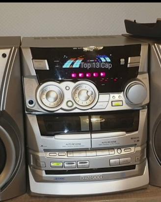 hifi Kenwood potentissimo con 2 sub, 400watt rms 