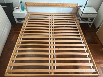 Letto matrimoniale NEIDEN e doghe LURÖY
